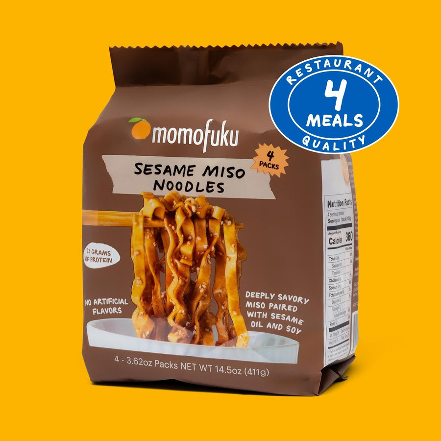 Sesame Miso Noodles | 4 Packs - Young Basket Packs Range