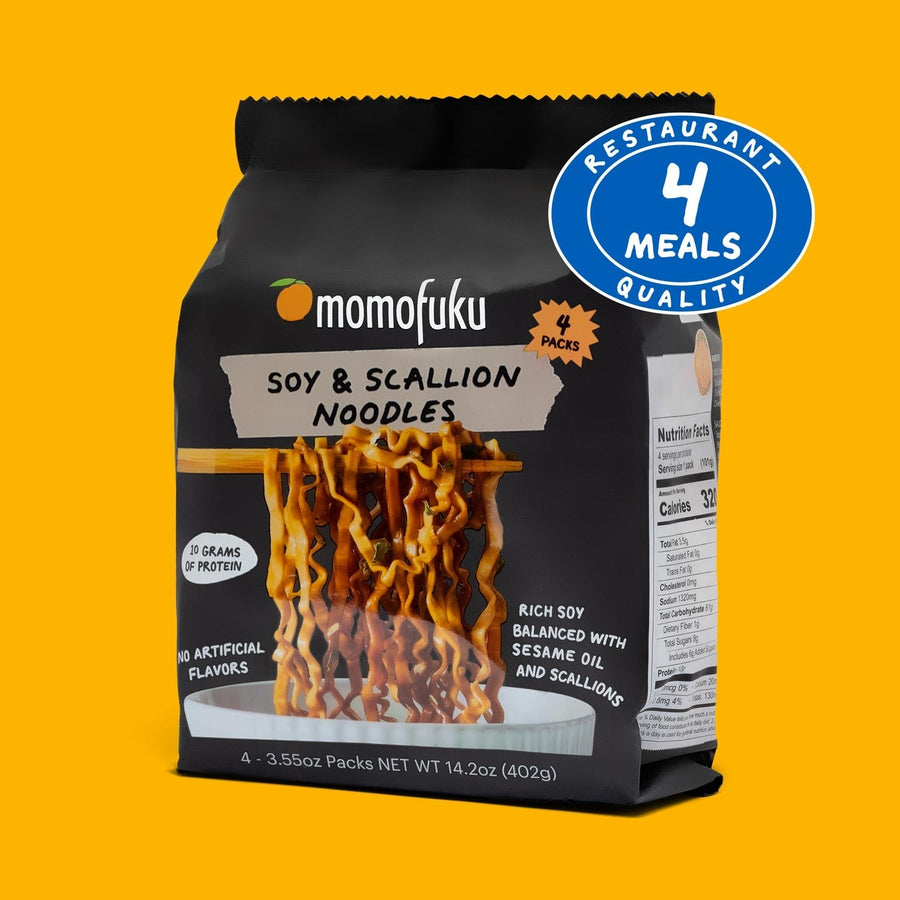 Soy & Scallion Noodles | 4 Packs - Zesty Basket Packs Range